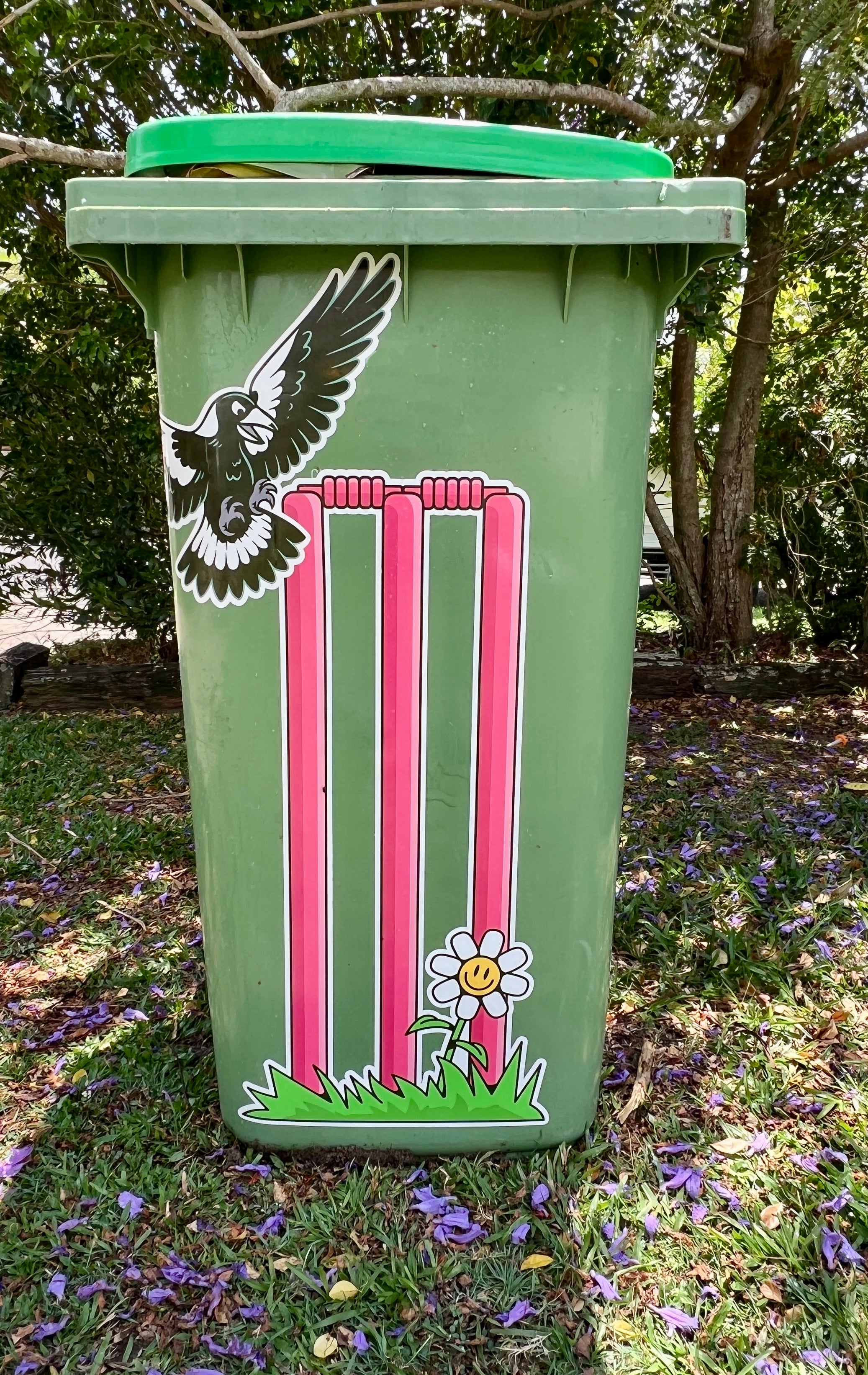 Pink stumps – Backyard Glam with a Twist